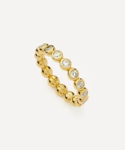 Missoma Rings^18ct Gold-Plated Vermeil Silver Tennis Eternity Stacking Ring