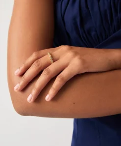 Missoma Rings^18ct Gold-Plated Vermeil Silver Tennis Eternity Stacking Ring