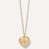 Astley Clarke Necklaces^18ct Gold-Plated Vermeil Silver Mini Heart Locket Necklace
