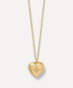 Astley Clarke Necklaces^18ct Gold-Plated Vermeil Silver Mini Heart Locket Necklace
