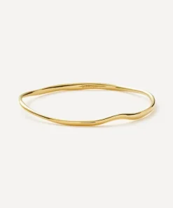Missoma Bracelets^18ct Gold-Plated Vermeil Silver Molten Ripple Bangle Bracelet