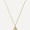 Missoma Necklaces^18ct Gold-Plated Vermeil Silver Curly Molten Mini A Initial Pendant Necklace
