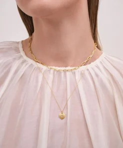 Astley Clarke Necklaces^18ct Gold-Plated Vermeil Silver Biography Heart Pendant Necklace