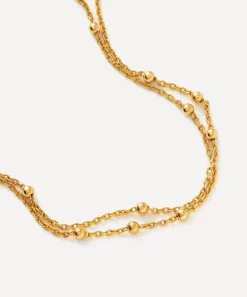 Missoma Bracelets^18ct Gold-Plated Vermeil Silver Double Chain Bracelet