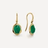 Monica Vinader Earrings^18ct Gold-Plated Vermeil Silver Odyssey Gemstone Wire Drop Earrings