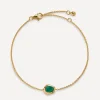 Monica Vinader Bracelets^18ct Gold-Plated Vermeil Silver Odyssey Gemstone Chain Bracelet