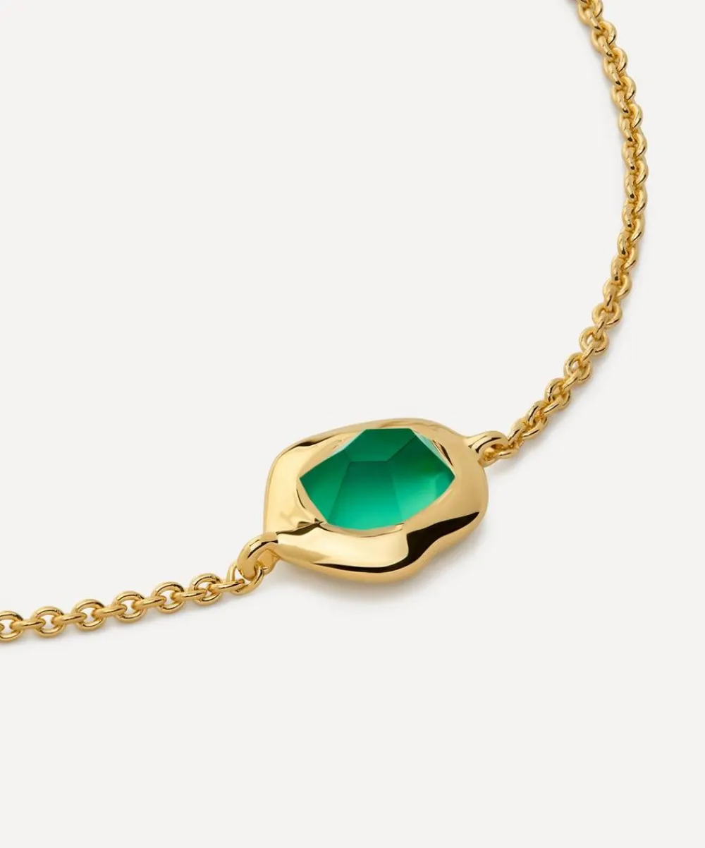 Monica Vinader Bracelets^18ct Gold-Plated Vermeil Silver Odyssey Gemstone Chain Bracelet