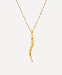 Dinny Hall Charms & Pendants^22ct Gold-Plated Vermeil Silver Toro Horn Pendant Necklace