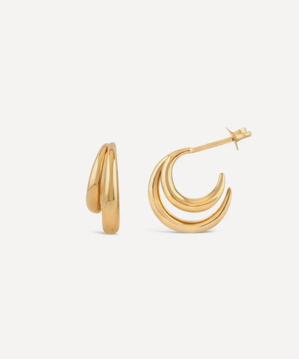 Dinny Hall Earrings|Earrings^22ct Gold-Plated Vermeil Silver Toro Hoop Earrings