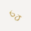 Dinny Hall Earrings|Earrings^22ct Gold-Plated Vermeil Silver Toro Twist Stud Earrings