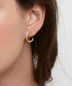 Dinny Hall Earrings|Earrings^22ct Gold-Plated Vermeil Silver Toro Twist Stud Earrings