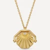 Astley Clarke Necklaces^18ct Gold-Plated Vermeil Silver Celestial Sunrise Spinner Locket Necklace