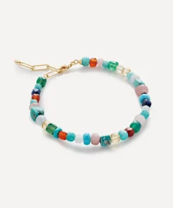 Monica Vinader Bracelets^18ct Gold-Plated Vermeil Silver Freedom Beaded Bracelet
