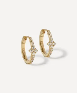 Astley Clarke Earrings^18ct Gold-Plated Vermeil Silver Midi Luna Light Hoop Earrings