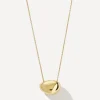 Otiumberg Necklaces^14ct Gold-Plated Vermeil Silver Pebble Pendant Necklace