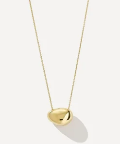 Otiumberg Necklaces^14ct Gold-Plated Vermeil Silver Pebble Pendant Necklace