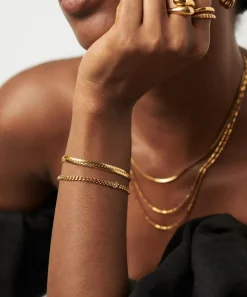 Missoma Bracelets^18ct Gold-Plated Vermeil Silver June Birthstone Chain Bracelet