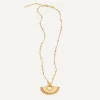 Missoma Necklaces^18ct Gold-Plated Vermeil Silver Zenyu Fan Pendant Necklace