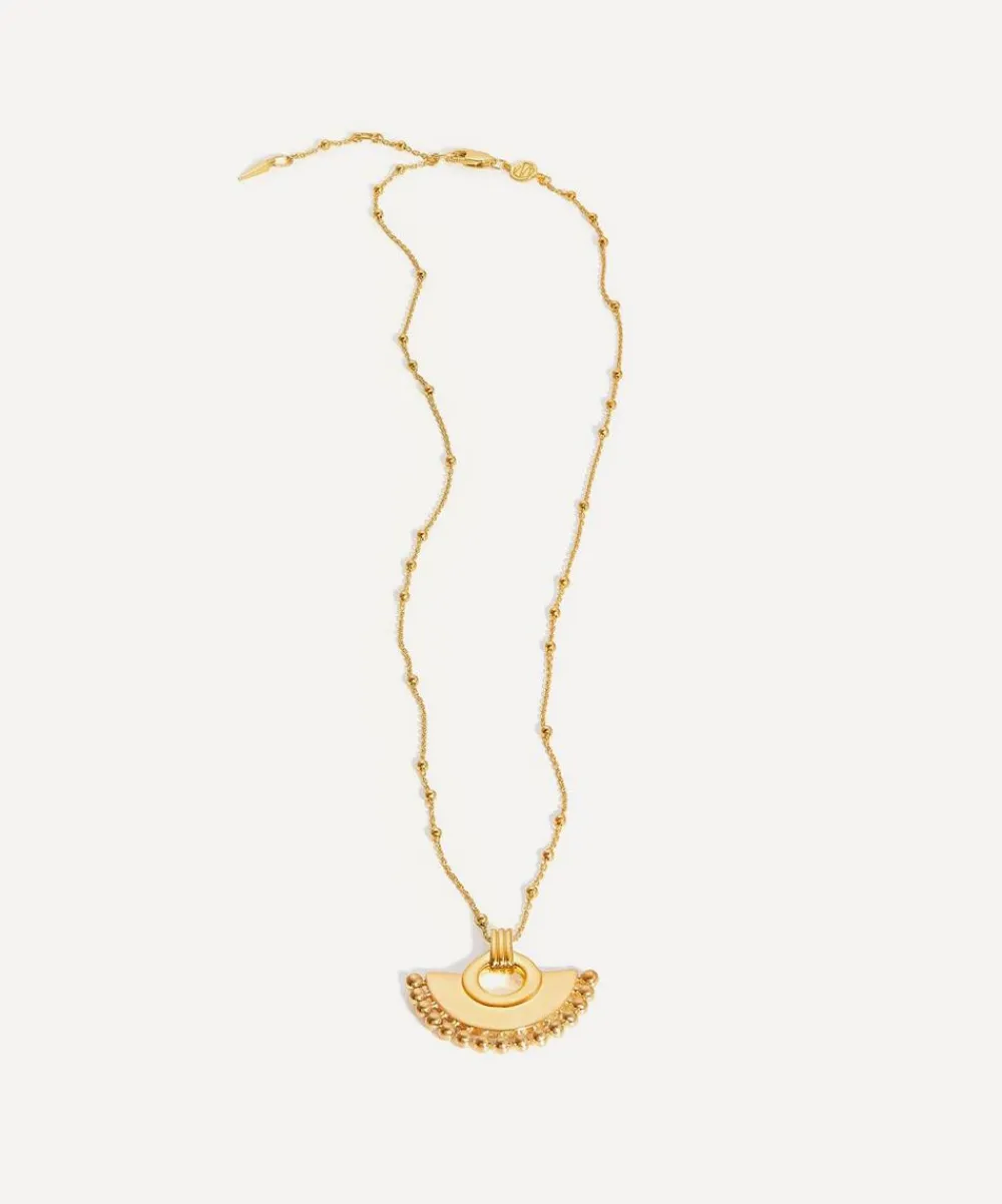 Missoma Necklaces^18ct Gold-Plated Vermeil Silver Zenyu Fan Pendant Necklace