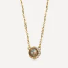 Astley Clarke Necklaces^18ct Gold-Plated Vermeil Silver Luna Labradorite Pendant Necklace