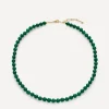 Monica Vinader Necklaces^18ct Gold-Plated Vermeil Silver Round Gemstone Necklace