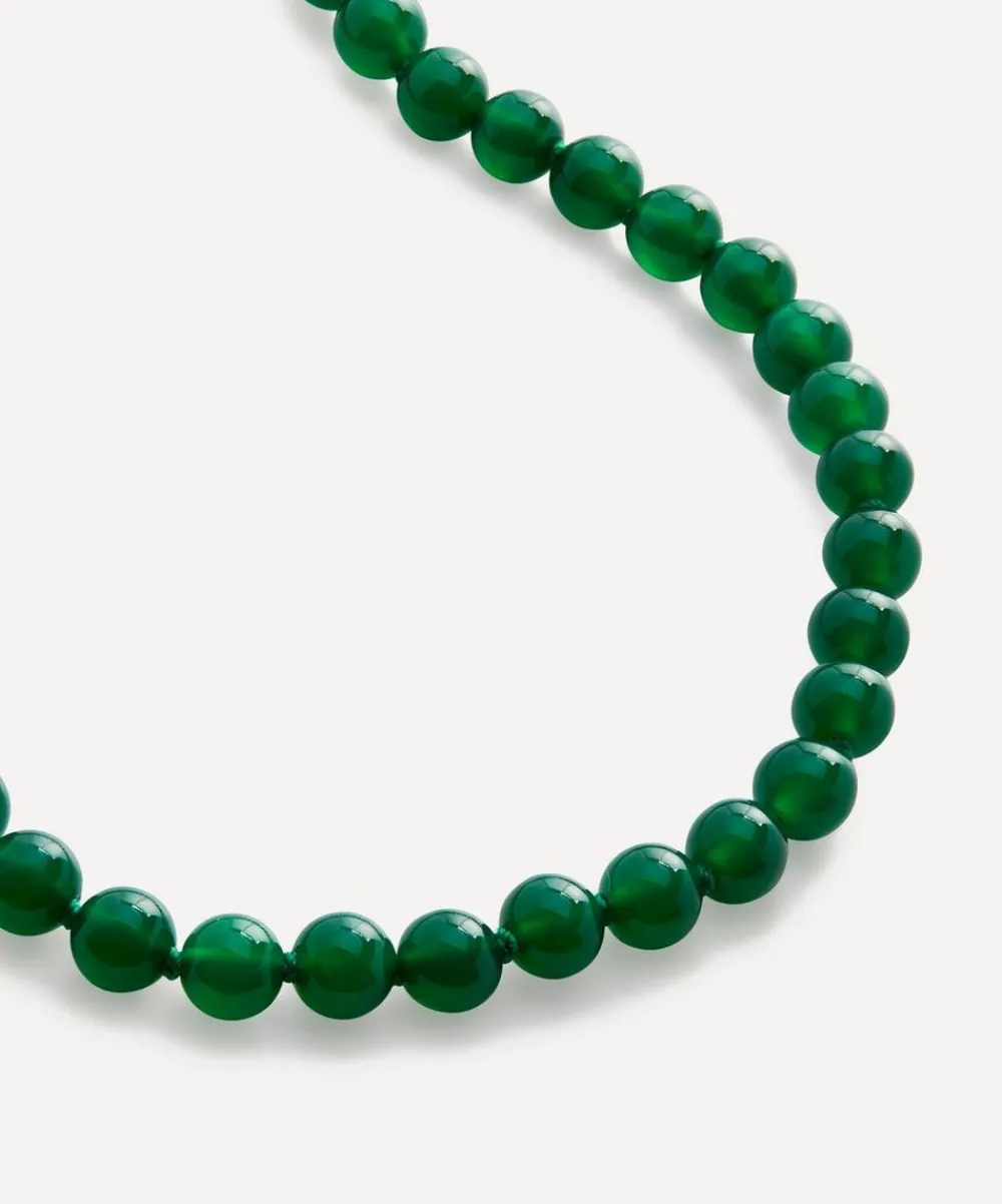 Monica Vinader Necklaces^18ct Gold-Plated Vermeil Silver Round Gemstone Necklace