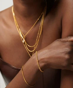 Missoma Bracelets^18ct Gold-Plated Vermeil Silver November Birthstone Chain Bracelet