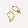 Astley Clarke Earrings^18ct Gold-Plated Vermeil Silver Floe Hoop Earrings