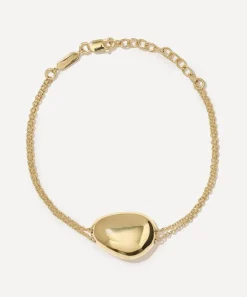 Otiumberg Bracelets^14ct Gold-Plated Vermeil Silver Pebble Bracelet