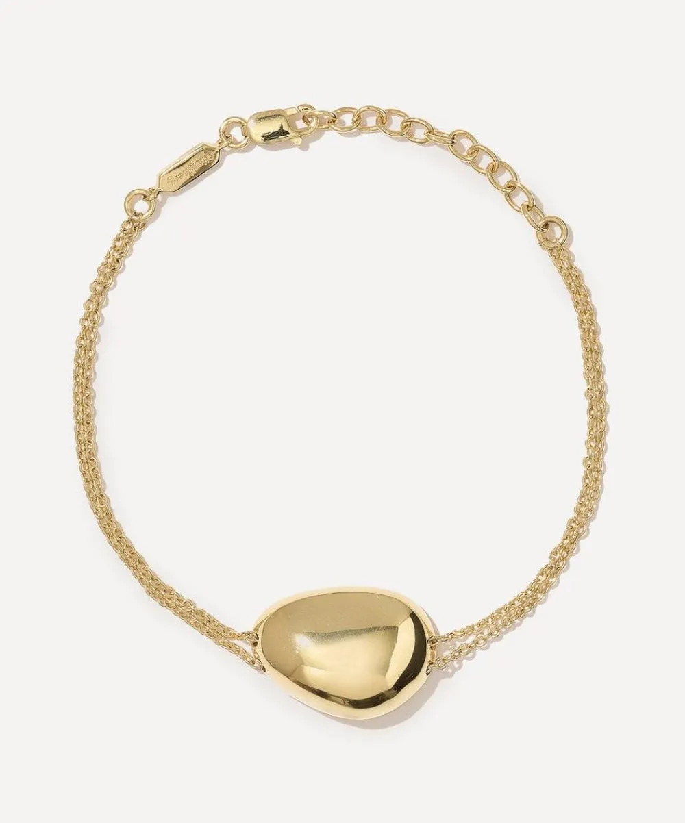 Otiumberg Bracelets^14ct Gold-Plated Vermeil Silver Pebble Bracelet