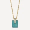 Astley Clarke Necklaces^18ct Gold-Plated Vermeil Silver Amazonite Pendant Necklace