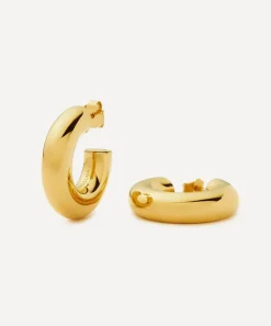 Missoma Earrings^18ct Gold-Plated Vermeil Silver Chubby Medium Hoop Earrings