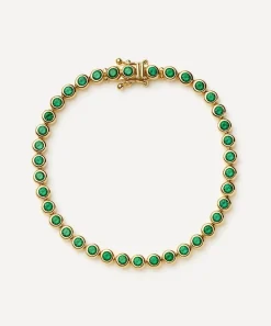 Missoma Bracelets^18ct Gold-Plated Vermeil Silver Tennis Round Bracelet