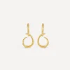 Dinny Hall Earrings^22ct Gold-Plated Vermeil Silver Toro Drop Hoop Earrings