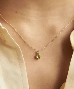 Dinny Hall Necklaces^22ct Gold-Plated Vermeil Silver August Peridot Birthstone Pendant Necklace