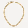 Missoma Necklaces^18ct Gold-Plated Vermeil Silver Filia Double Chain Necklace