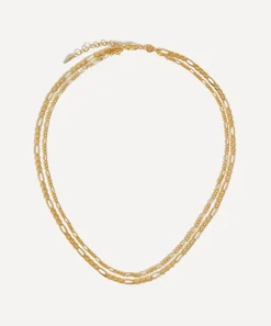 Missoma Necklaces^18ct Gold-Plated Vermeil Silver Filia Double Chain Necklace
