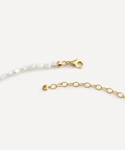 Monica Vinader Necklaces^18ct Gold-Plated Vermeil Silver Capri Keshi Pearl Necklace