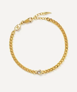 Missoma Bracelets^18ct Gold-Plated Vermeil Silver April Birthstone Chain Bracelet