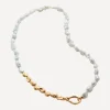 Monica Vinader Necklaces^18ct Gold-Plated Vermeil Silver Keshi Pearl Necklace