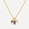 Dinny Hall Necklaces^22ct Gold-Plated Vermeil Silver Suffragette Trilogy Pendant Necklace