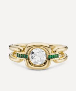 Laura Vann Rings^18ct Gold-Plated Vermeil Silver Gaia Ring