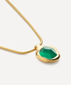 Monica Vinader Necklaces^18ct Gold-Plated Vermeil Silver Odyssey Gemstone Pendant Necklace