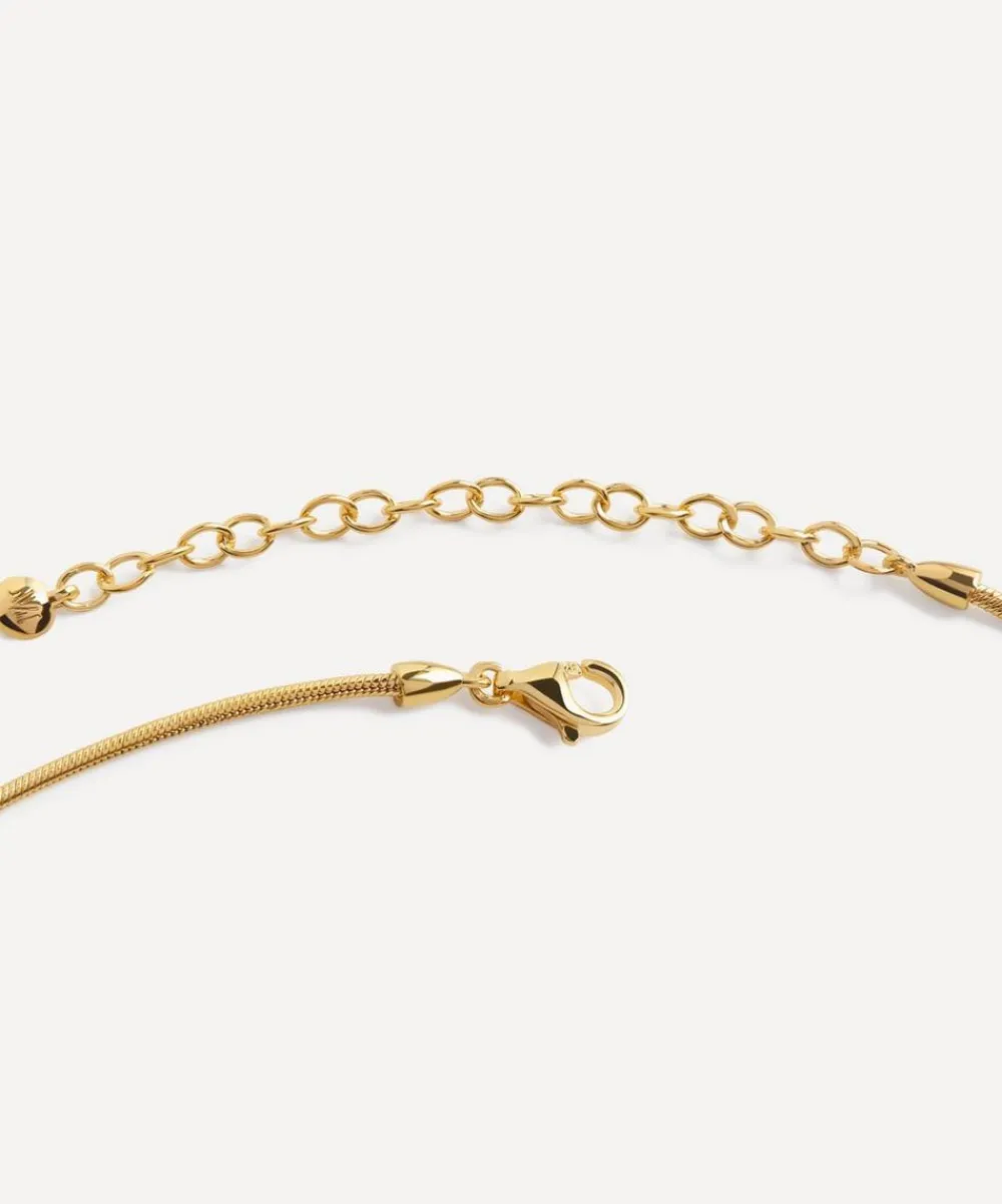 Monica Vinader Necklaces^18ct Gold-Plated Vermeil Silver Odyssey Gemstone Pendant Necklace