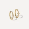 Astley Clarke Earrings^18ct Gold-Plated Vermeil Silver Maxi Luna Light Hoop Earrings