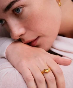 Astley Clarke Rings^18ct Gold-Plated Vermeil Silver Floe Ring