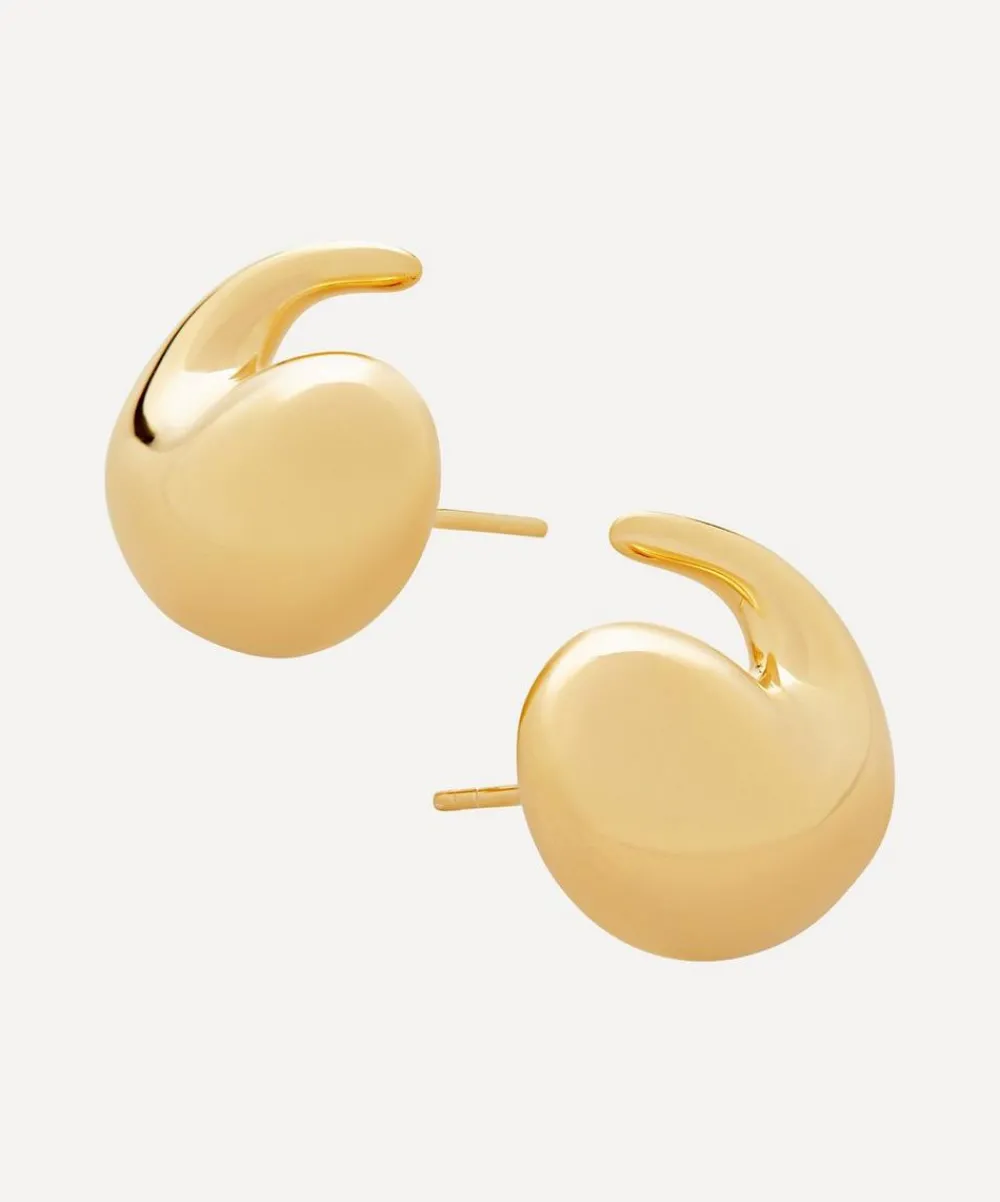 Monica Vinader Earrings^18ct Gold-Plated Vermeil Silver Nura Wrap Stud Earrings