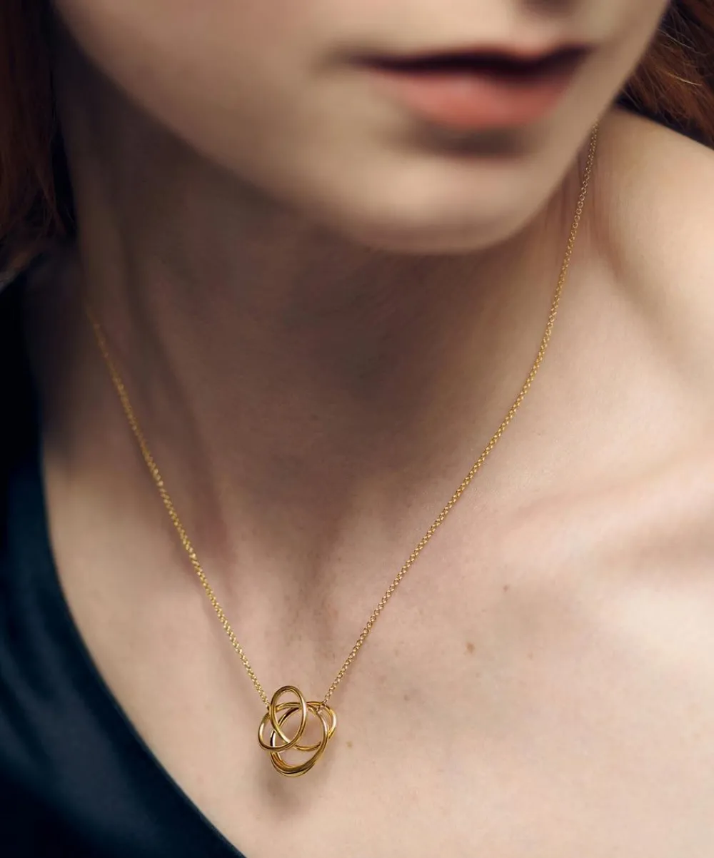 Monica Vinader Necklaces^18ct Gold-Plated Vermeil Silver Nura Wrap Pendant Necklace