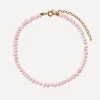Bon Bon Jewellery Club Necklaces^14ct Gold-Plated Vermeil Silver Marshmallow Opal Bead Necklace