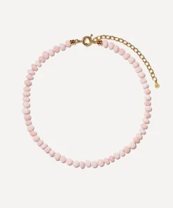 Bon Bon Jewellery Club Necklaces^14ct Gold-Plated Vermeil Silver Marshmallow Opal Bead Necklace